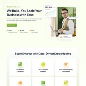 FlexiDropper – Elementor Template for Dropshipping Agency Websites