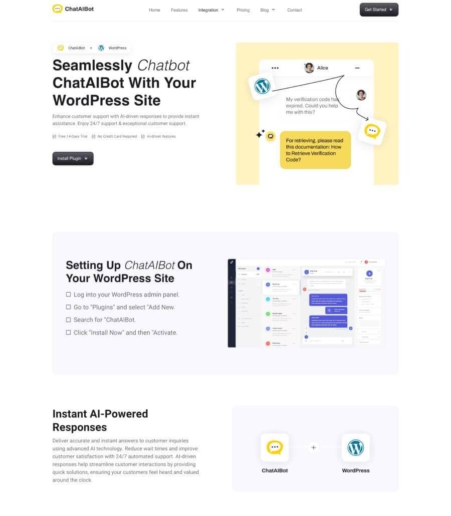ChatAIBot – Elementor AI Chatbot Template