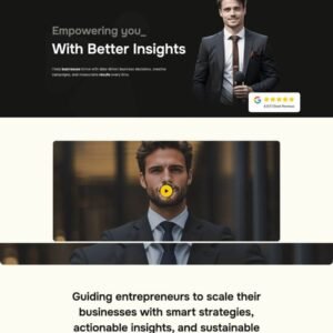 Conselta – Consultation & Portfolio Template